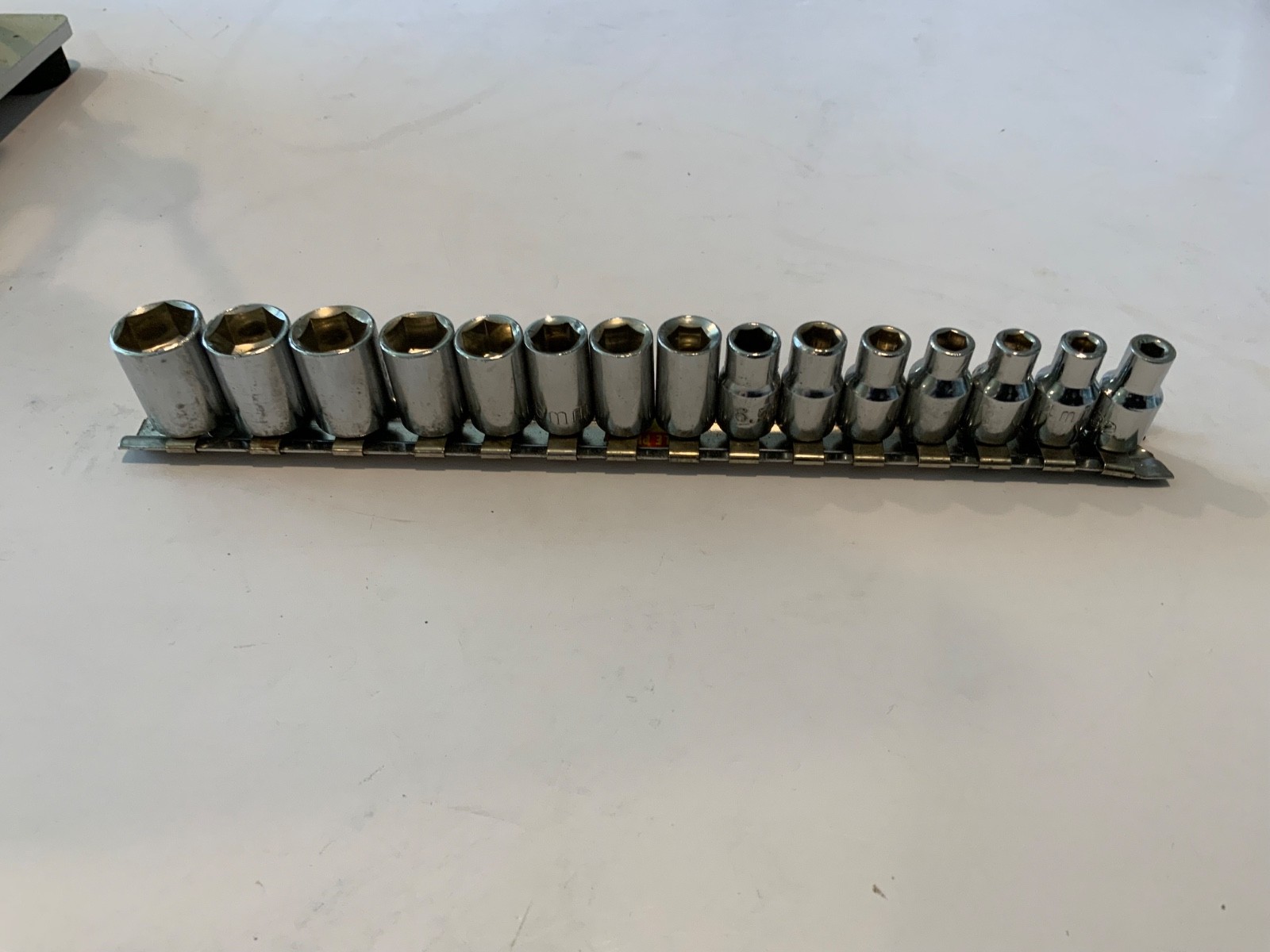 1/4 inch drive metric set with half sizes