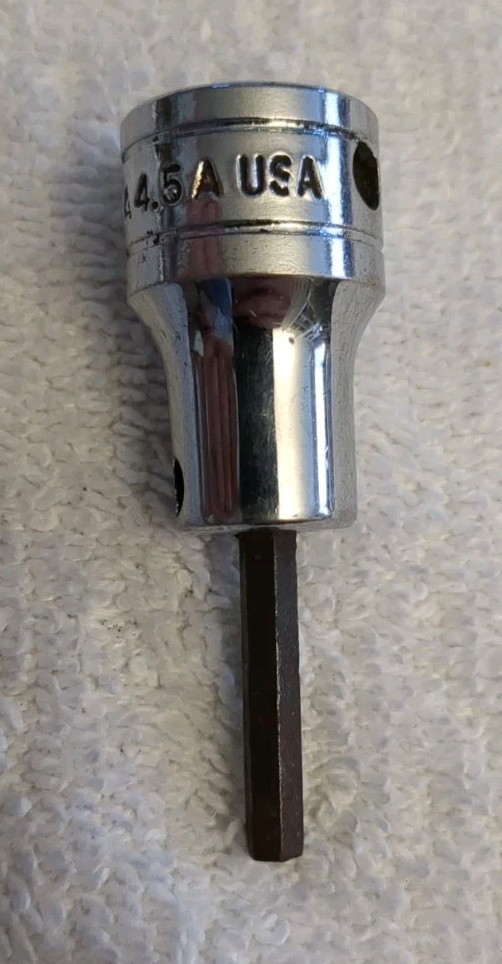 Snap-On Tools USA FA4.5A 3/8″ Drive 9/64″ Standard Hex Bit Socket Driver
