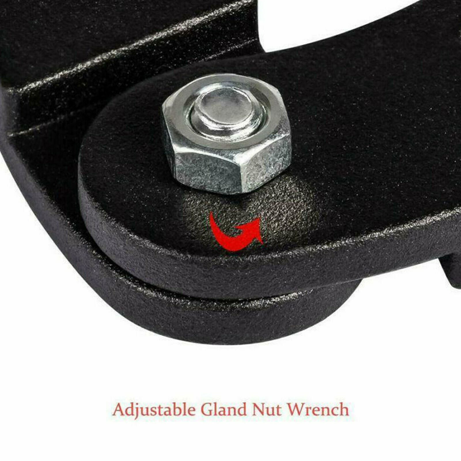 Heavy Duty Adjustable Gland Nut Wrench Tool for Hydraulic Cylinder Cap Remover