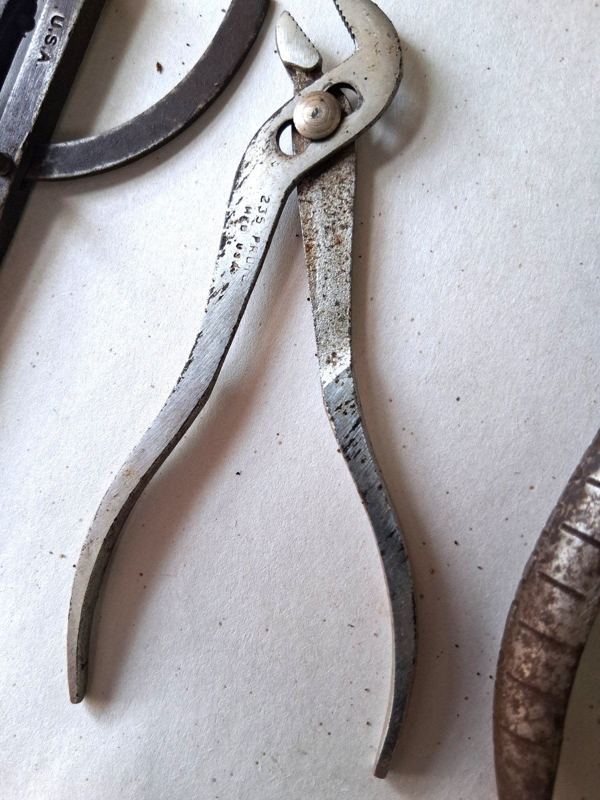 VTG 4-1/2″ USA Tools Adjustable Slipjoint Pliers Dividers Stripper Scissor Snips