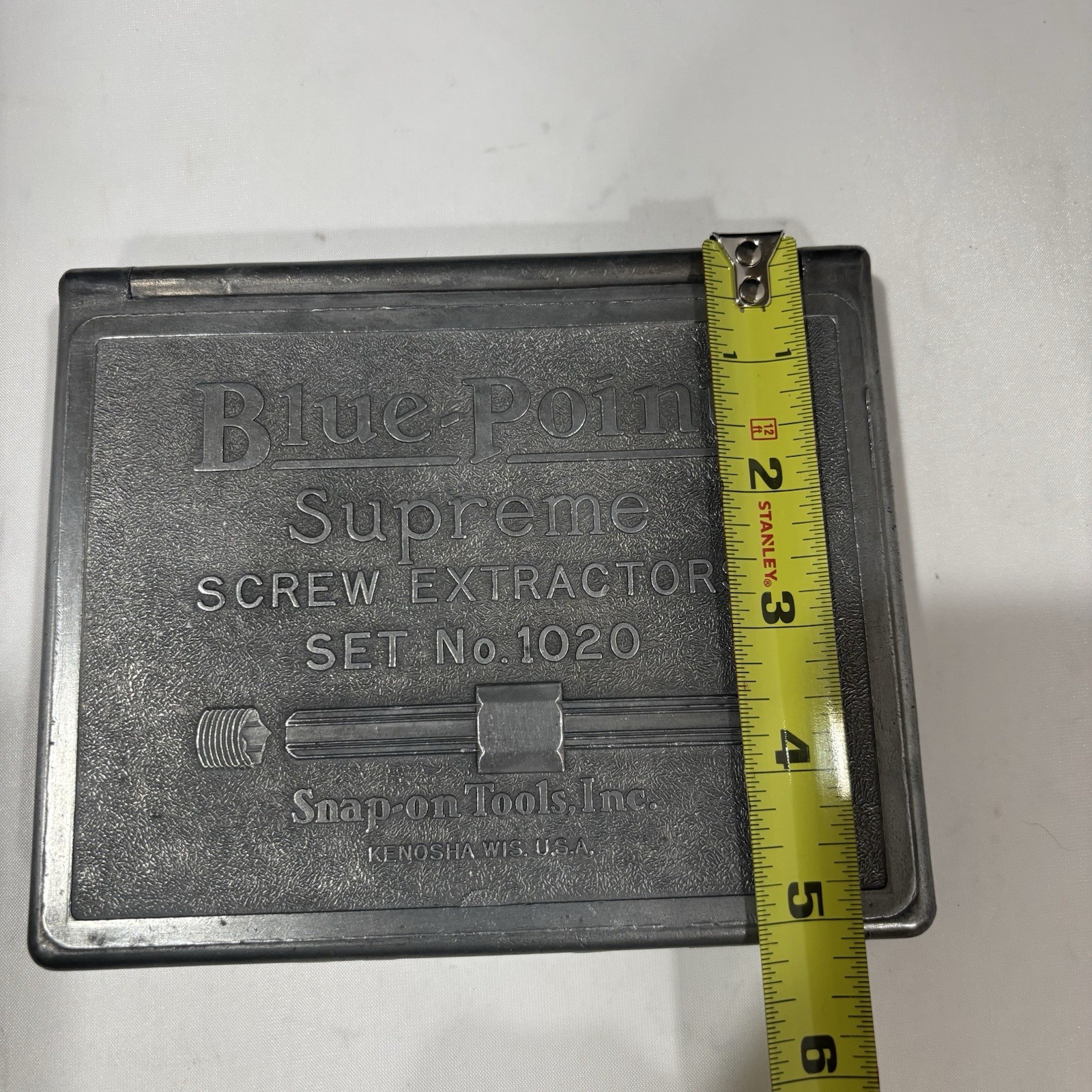 Snap-on Blue-Point Supreme Screw Extractor Set No. 1020 metal box (missing some)