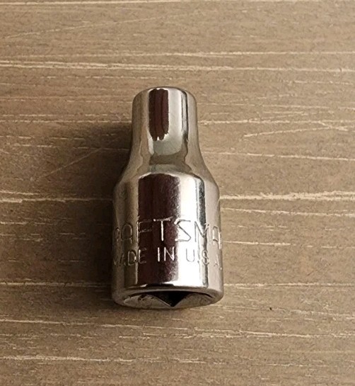 Craftsman USA 5/32″ Socket 6 Point 1/4″ Drive G 43481