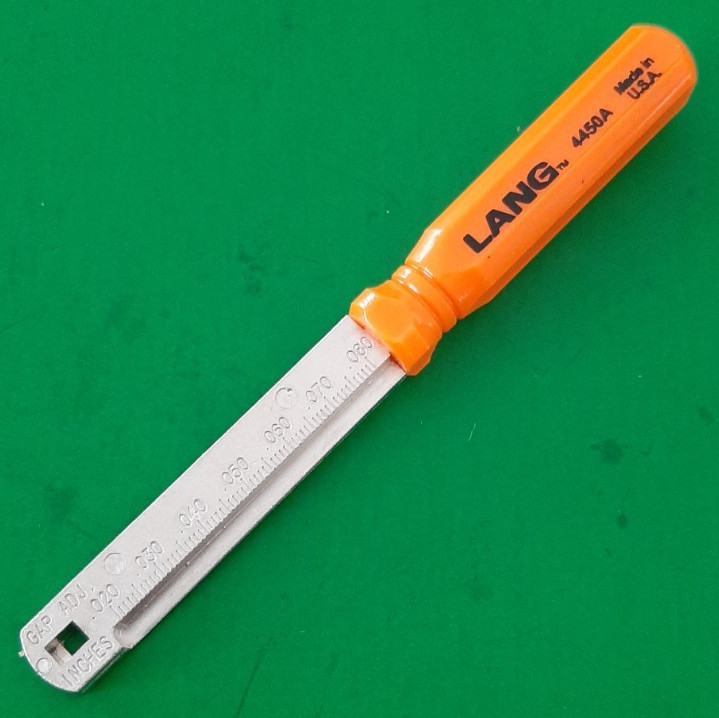 NEW Lang Tools USA 4450A Spark Plug Gapping Gap Tool Ramp Gauge E-Z Grip Kastar