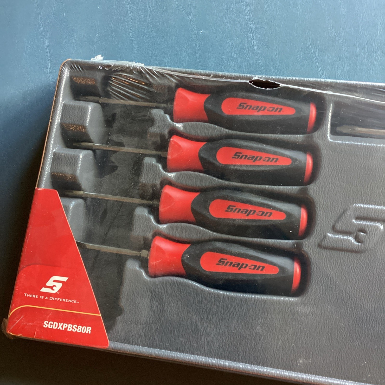 Snap On 8 Piece Soft Grip Combination Screwdriver And Pry Bar Set, Brand New!