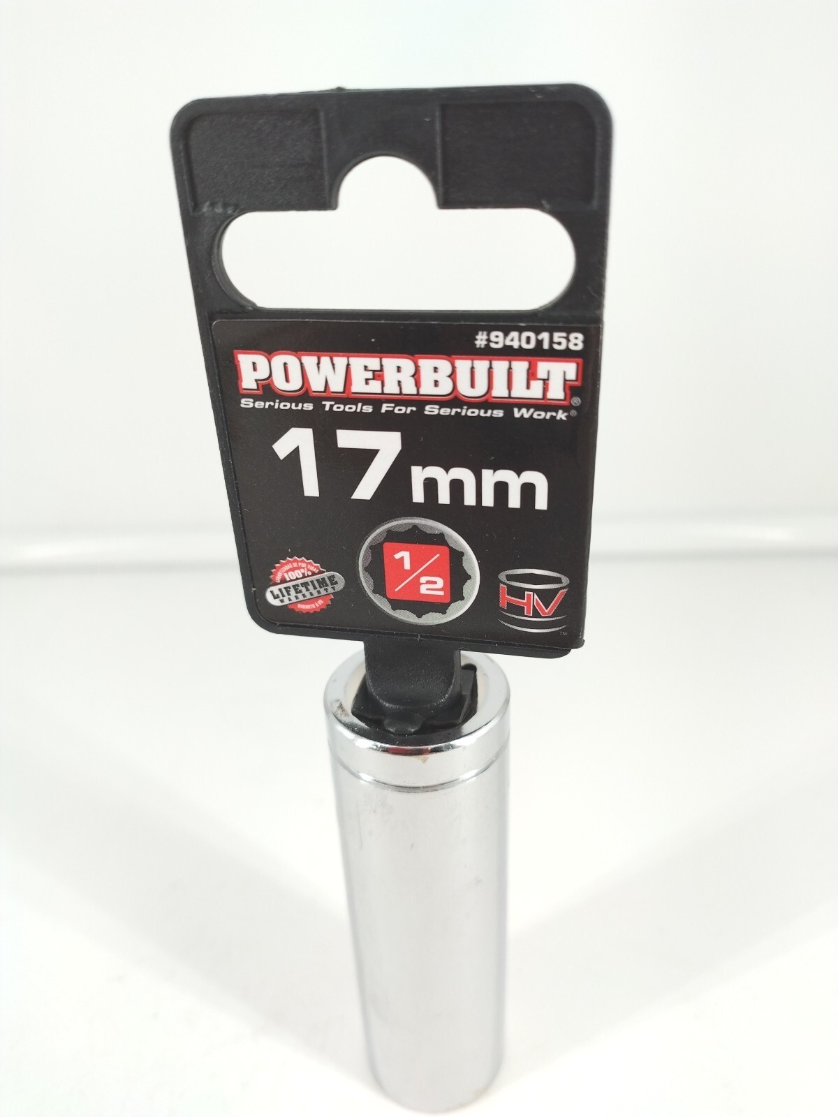 Powerbuilt 1/2″ Drive Socket 17mm No.940158 New Lifetime Warranty Metric