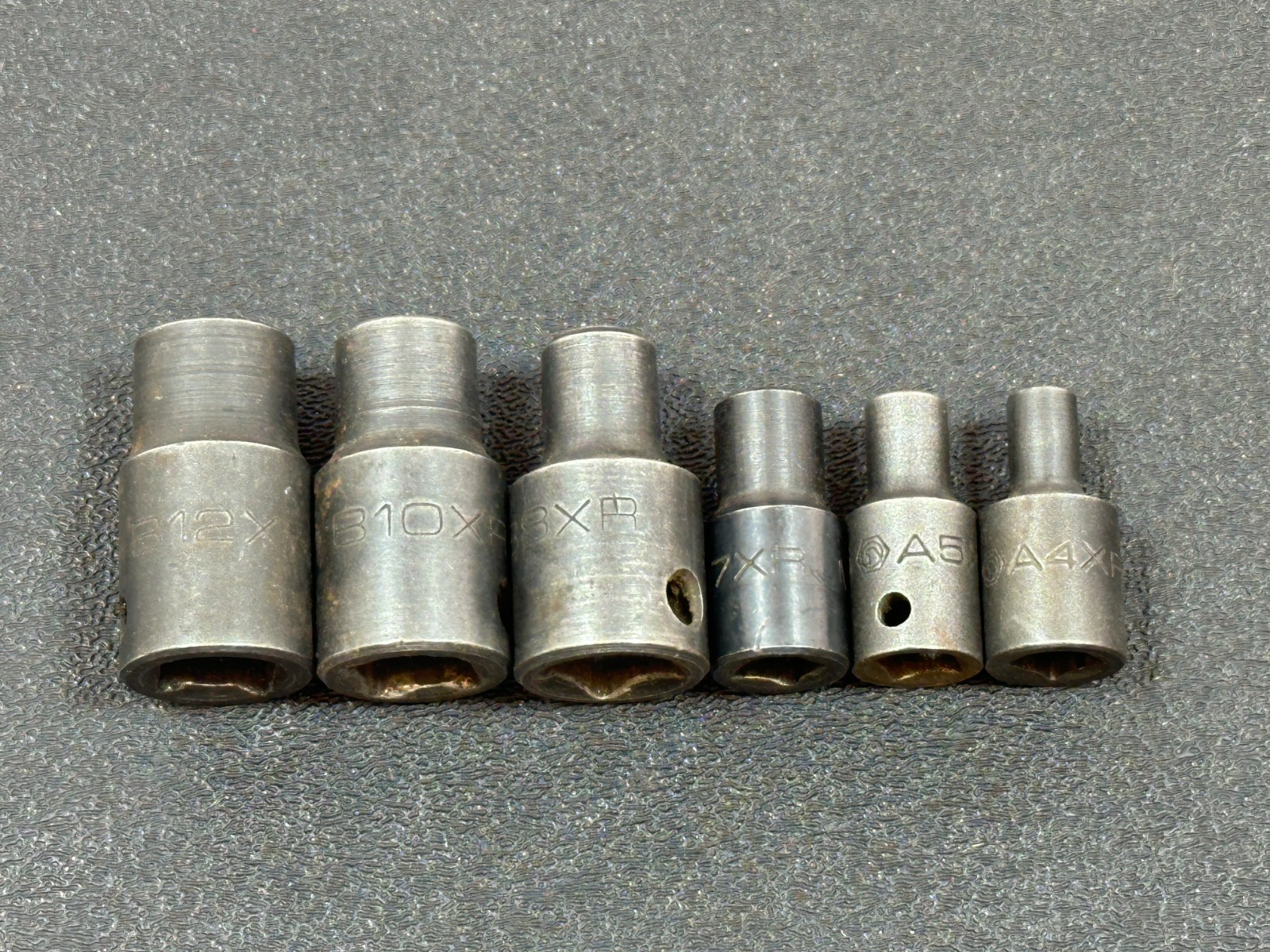 Matco Tools 6pc Inverted Torx IMPACT Socket Set Lot, 3/8” & 1/4” Drive, T4-T12