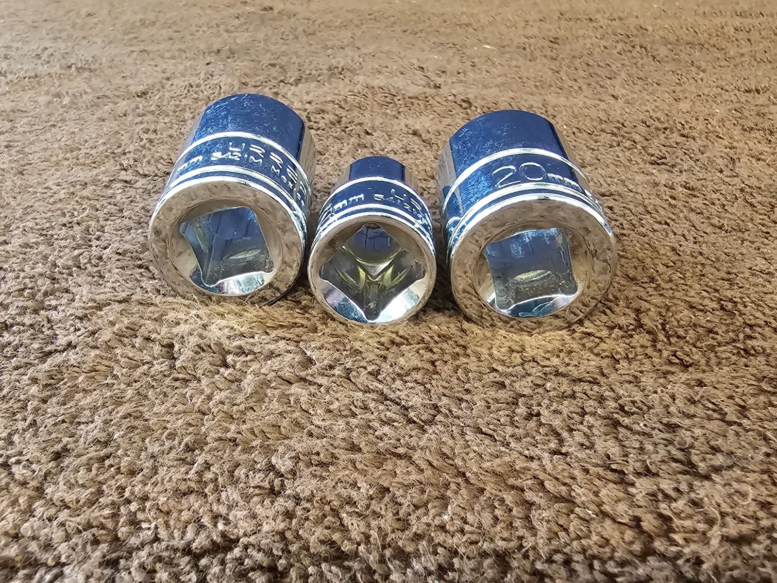 11 Urrea Metric 1/2″ Drive 12mm 20 21 23 25 26 28 29 30 31 32 Socket Set Point