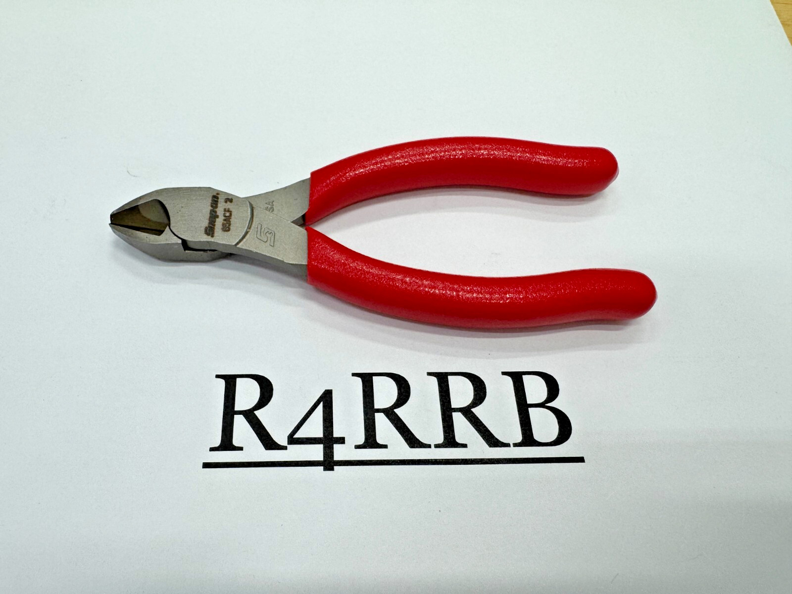 Snap-on Tools USA NEW RED 5″ Soft Grip Small Diagonal Cutter Pliers 85ACF