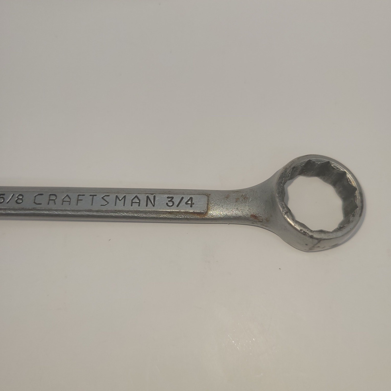 Craftsman 12pt 5/8” X 3/4” wrench 6” long USA –V-