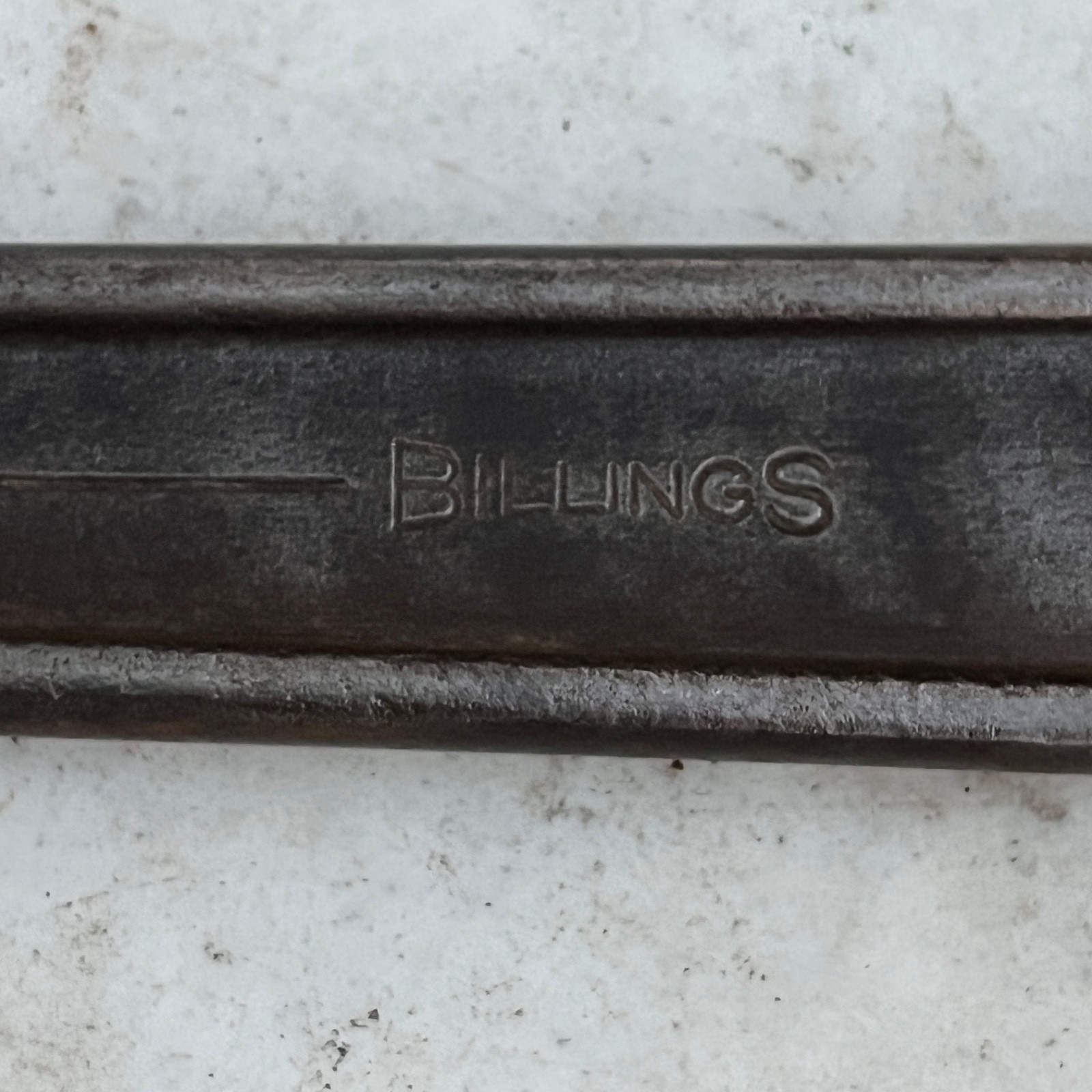 Vintage Billings 78-12 Adjustable 12″ Wrench USA
