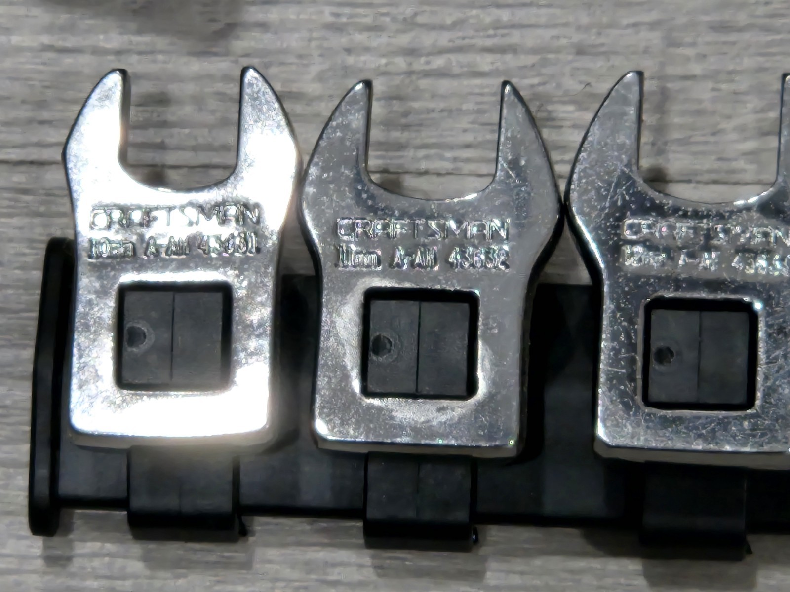 Sears Craftsman 20pc 3/8 Metric Sae Crowfoot Wrench Set 10mm-19mm 3/8-1 Inch
