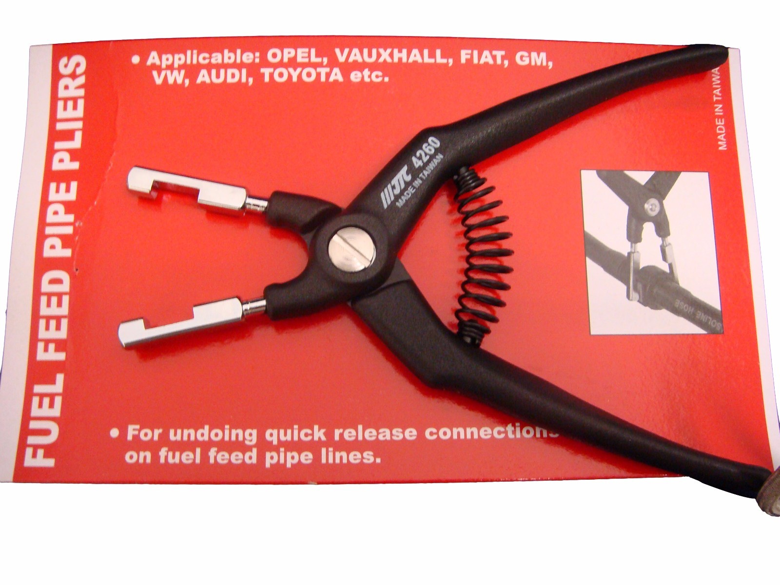 JTC FUEL FEED PIPE PLIERS BY JTC TOOLS # 4260