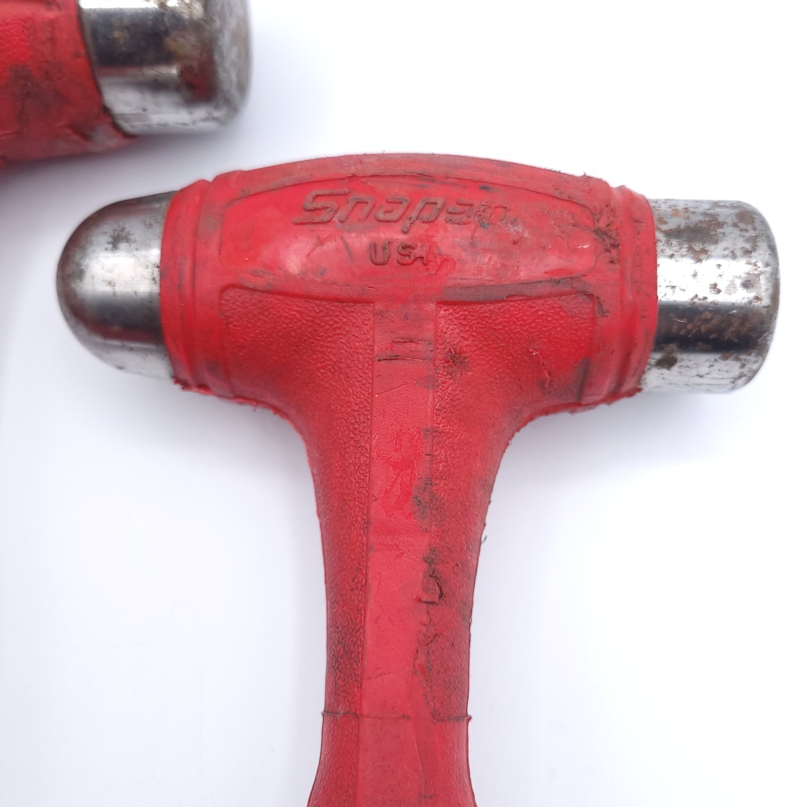 Snap-on HBBD24 HBBD32 Ball Peen Soft Grip Dead Blow Hammer Red 24oz and 32oz USA