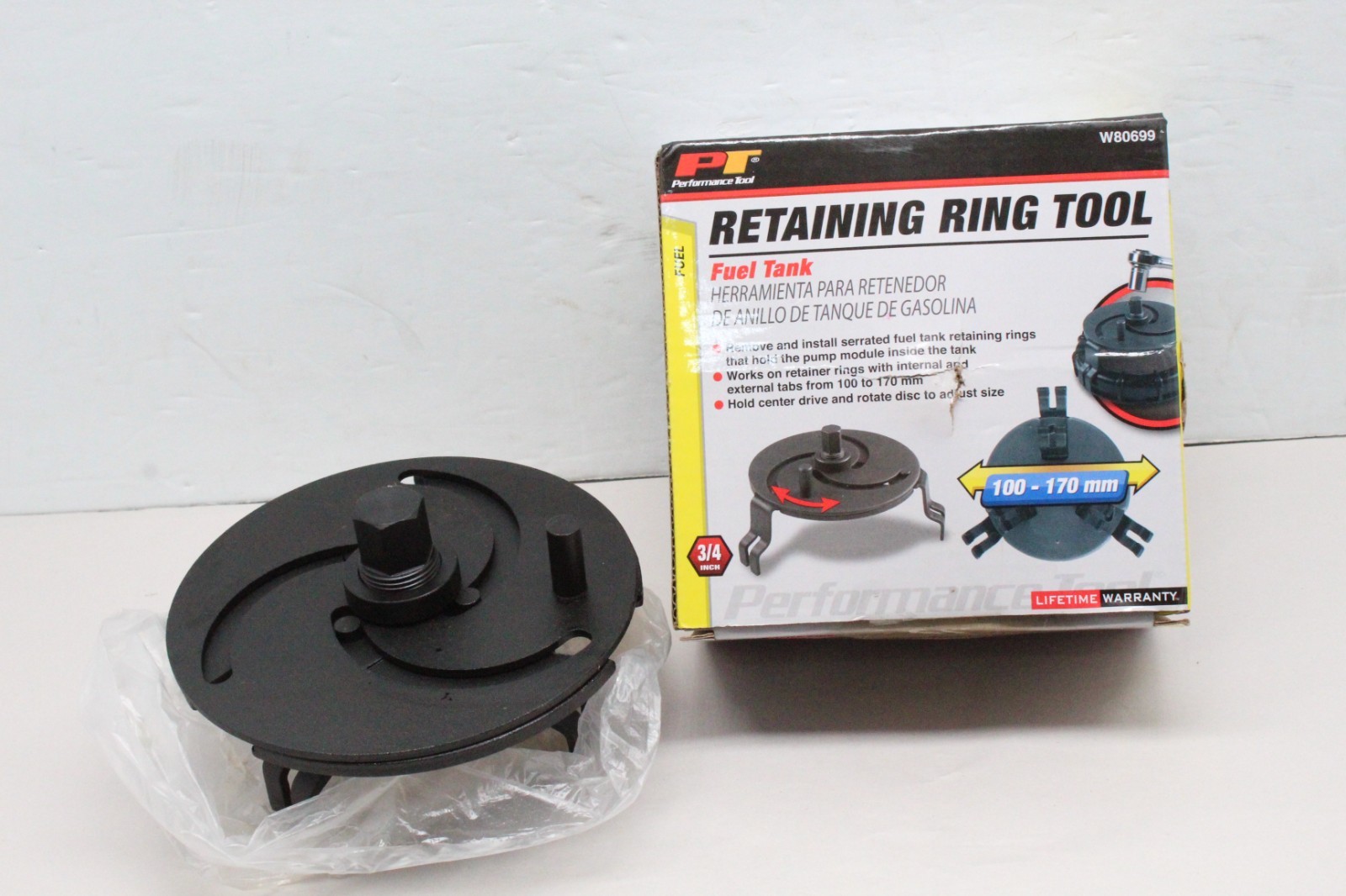 Fuel Tank Lock Ring Removal W80699 Retaining Ring Tool Performance 100 to 170 mm