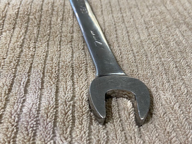 SNAP-ON TOOLS 17MM METRIC 12PT COMBINATION WRENCH MODEL: OEXM170B «OWNER MARKS»