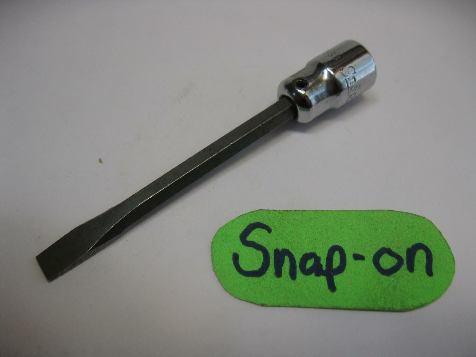 Snap-on tools 1/4″ drive 1/4in. Flat Tip Screwdriver Socket TMC-105 Nice!