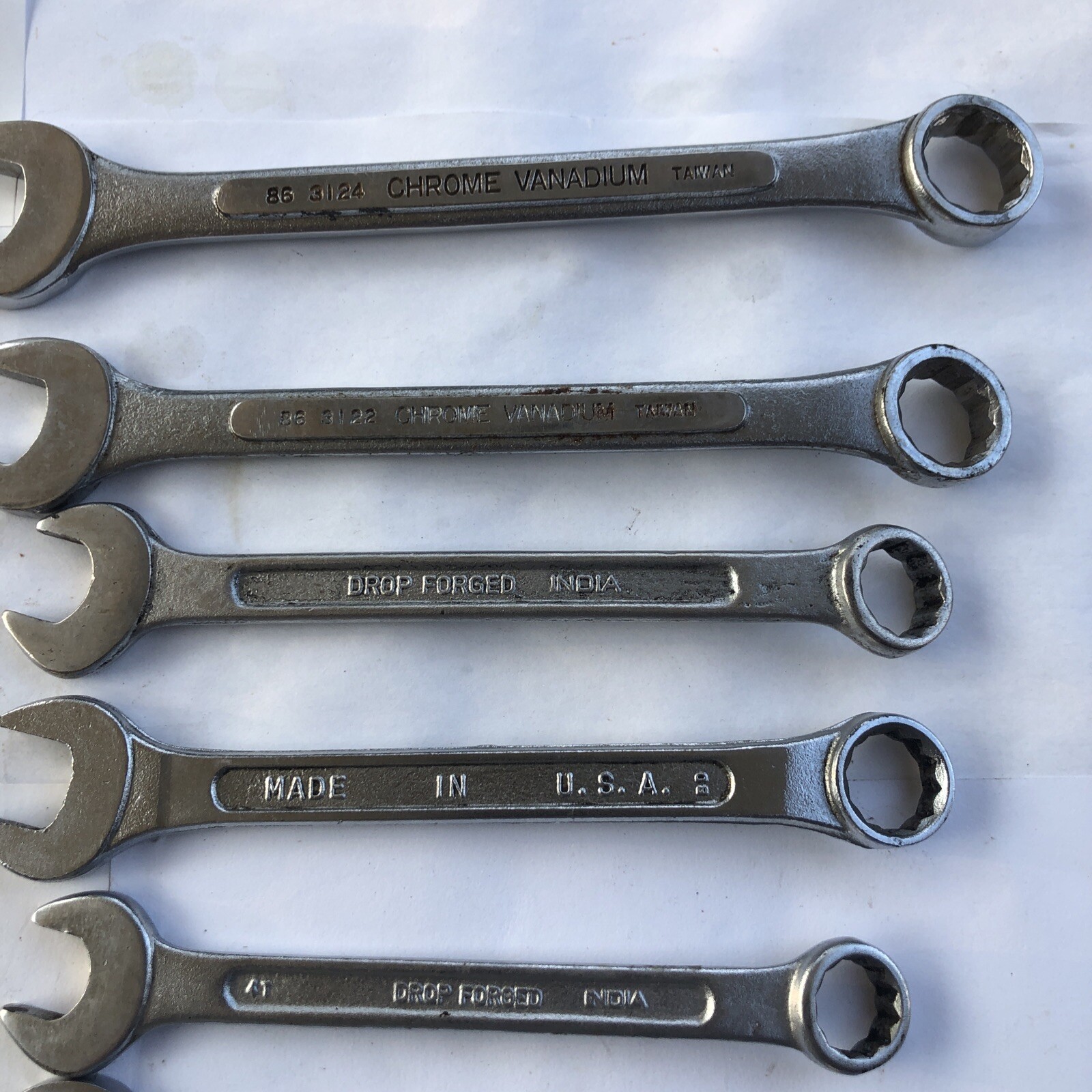 17 Piece Assorted Combination Wrench Set – 12 Point Drive Super Nice