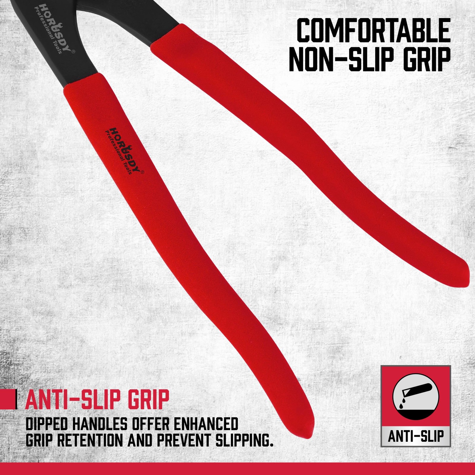 12″ Adjustable Oil Filter Pliers, Adjustable Oil Filter Wrench Removal Tool Red