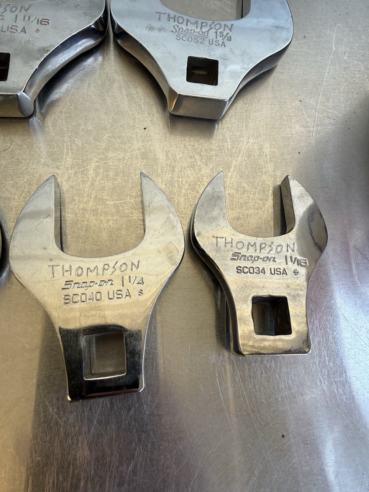 Snap-On SC 11 Piece Crowfoot Wrench Socket 1/2″ Drive SAE