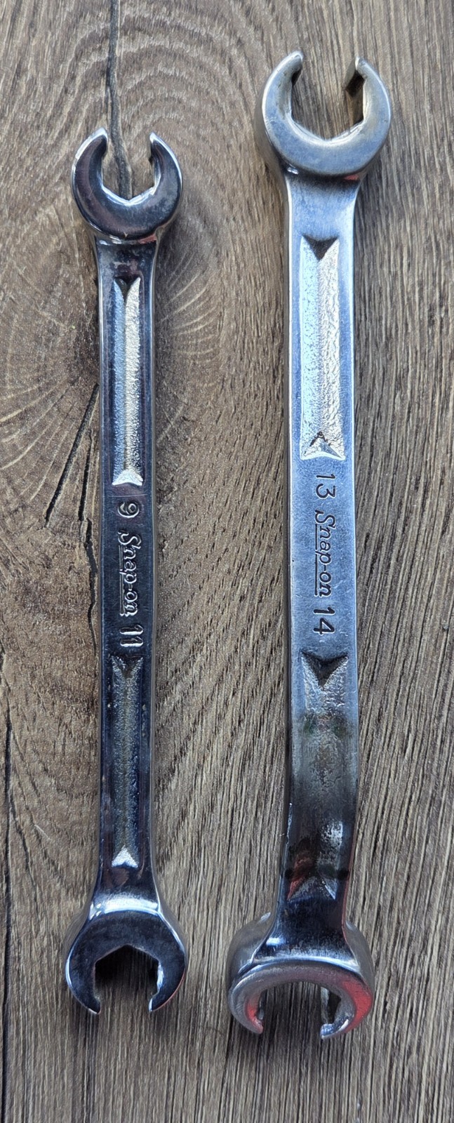 Snap-On Tools RXM1314S,RXM911S Double End Flare Nut Line Wrenches. Customized.