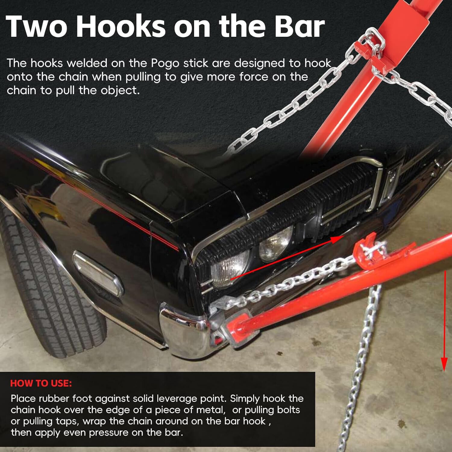 77175 Pulling Stick Tool For Car Repair 52″ Auto Body Puller Alignment Bar