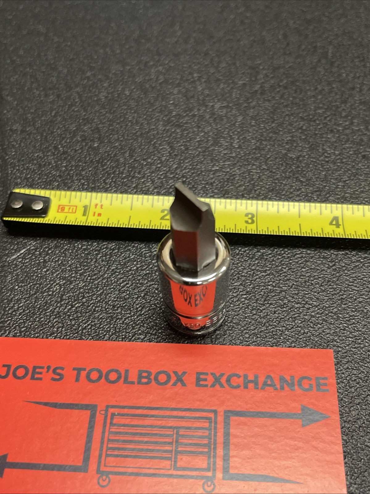 Snap On Tools F62E USA NEW 3/8″ Drive 3/8″ Flat Tip Short Bit Socket Driver