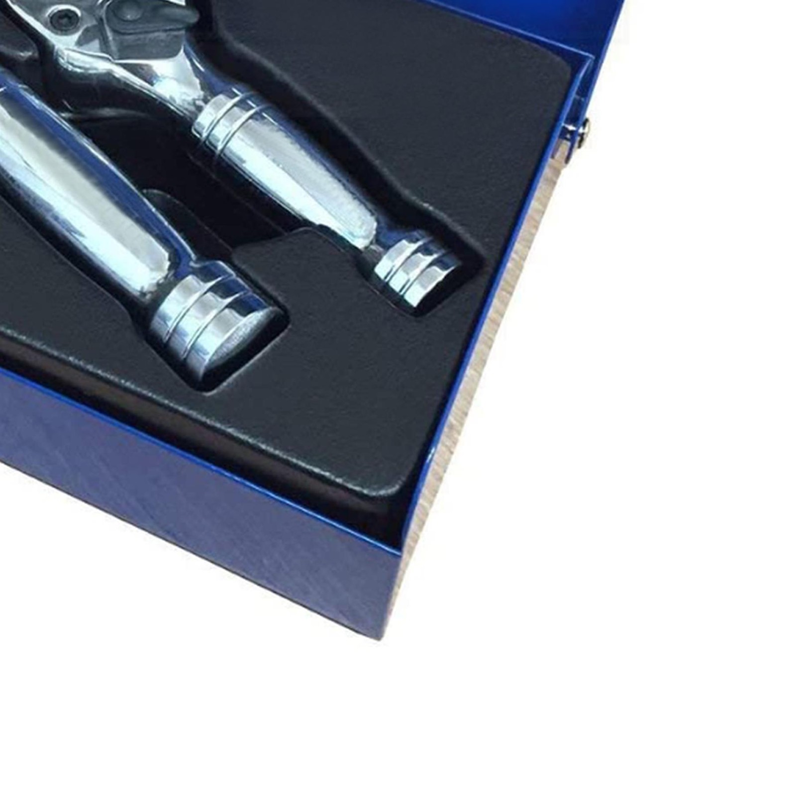 STUBBY RATCHET HANDLE SET 1/4″ 3/8″ 1/2″ DRIVE SHORT SOCKET WRENCHES 3PC