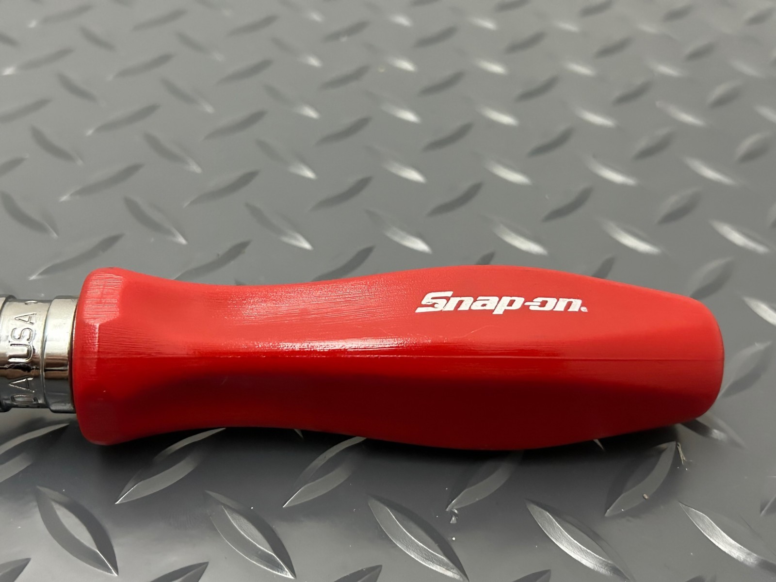 Snap-on Tools RED 1/2″ Drive Flex Head Hard Handle Ratchet SHFD80A USA NEW