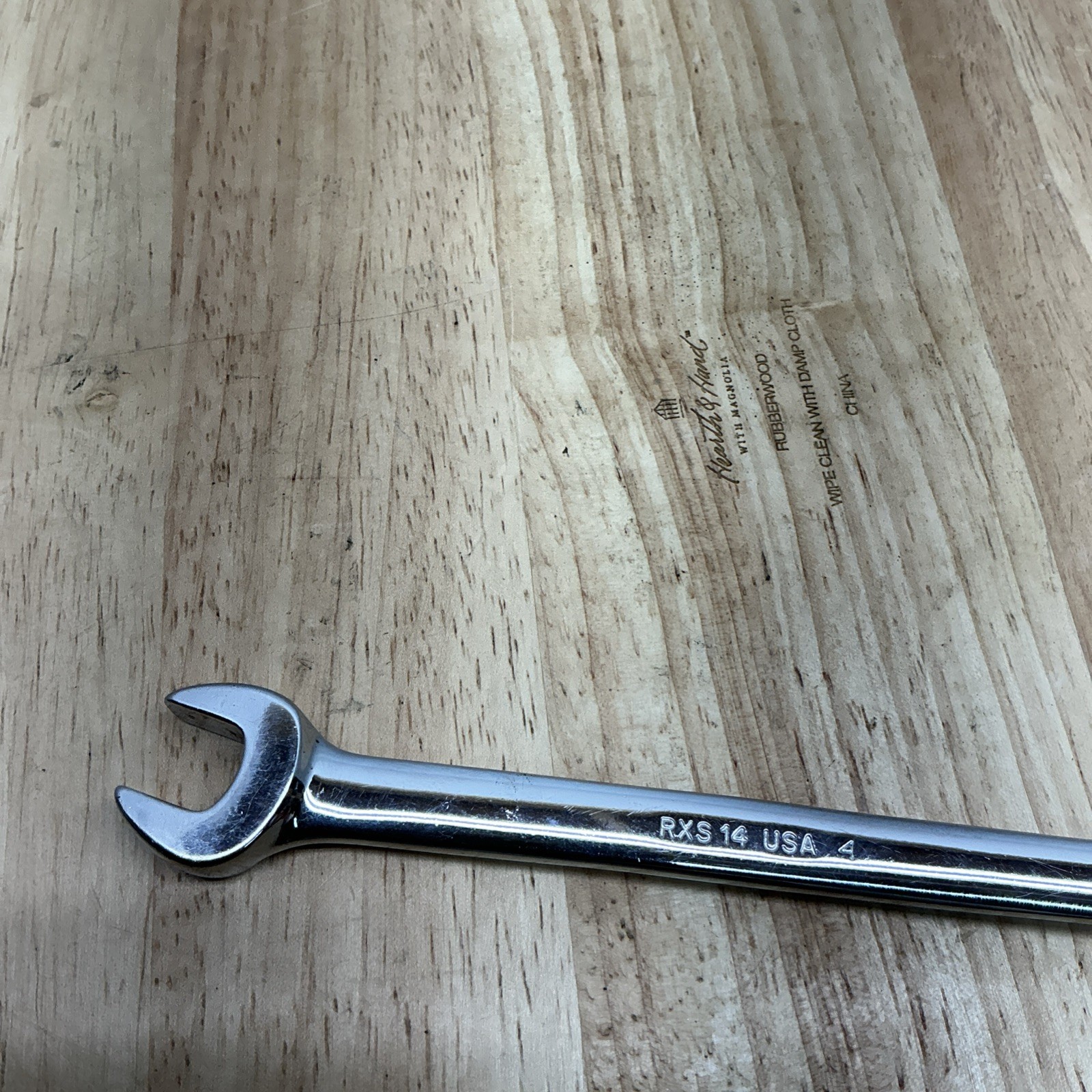 Snap-on Tools RXS14 7/16″ Flare Nut Line Wrench/Open End Combination 6 Point (C)