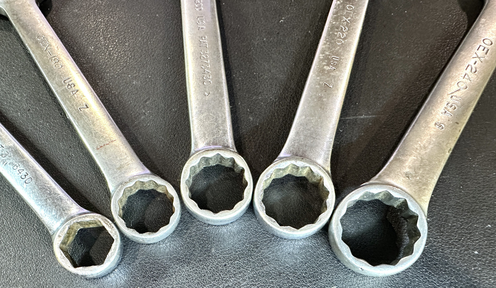 SNAP ON OEX-SERIES 5-PIECE SAE SHORT COMPINATION WRENCH SET (1/2″ – 3/4″) USA