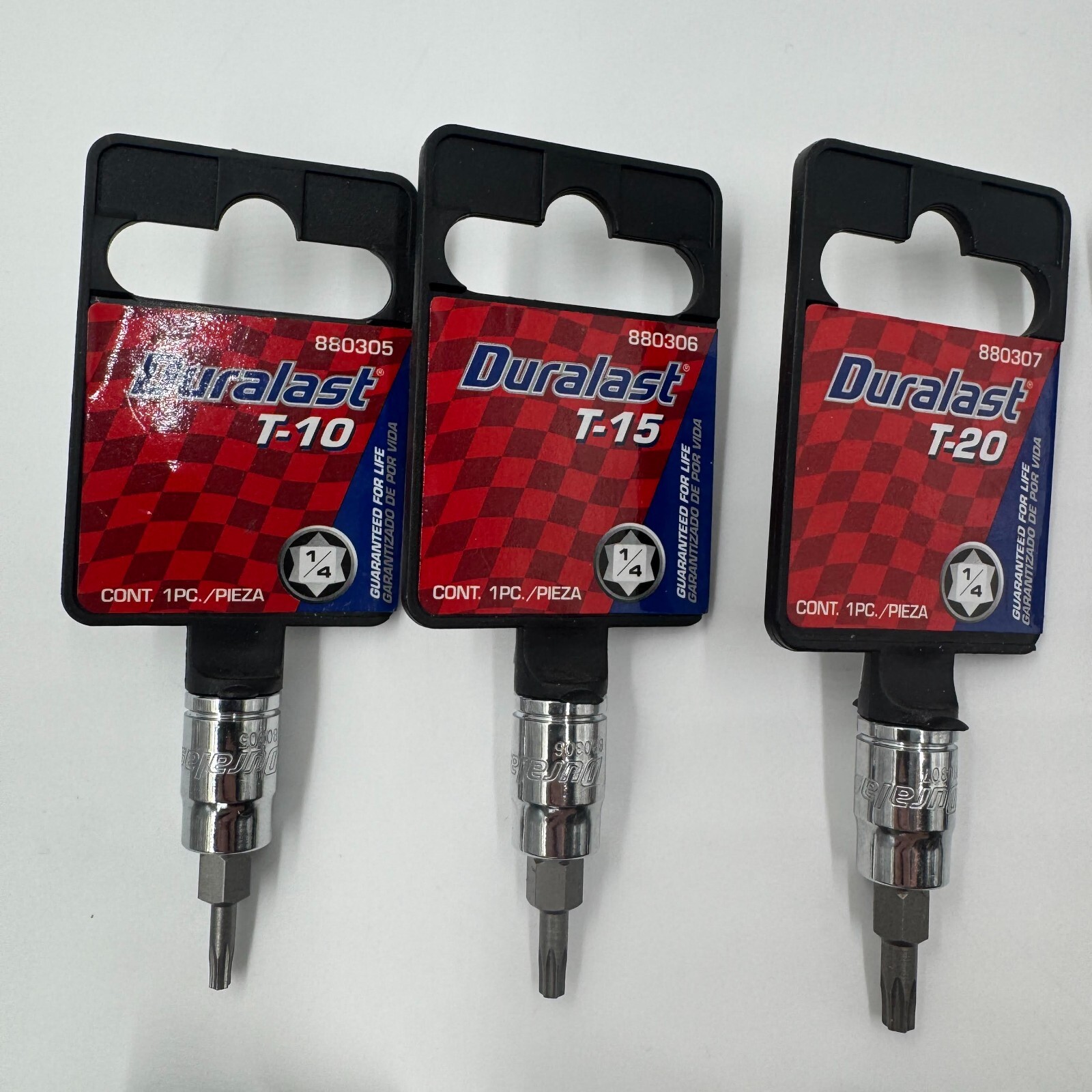Duralast Mixed Torx Bit Sockets 1/4″, 3/8″, 1/2″ Drive 14 pieces