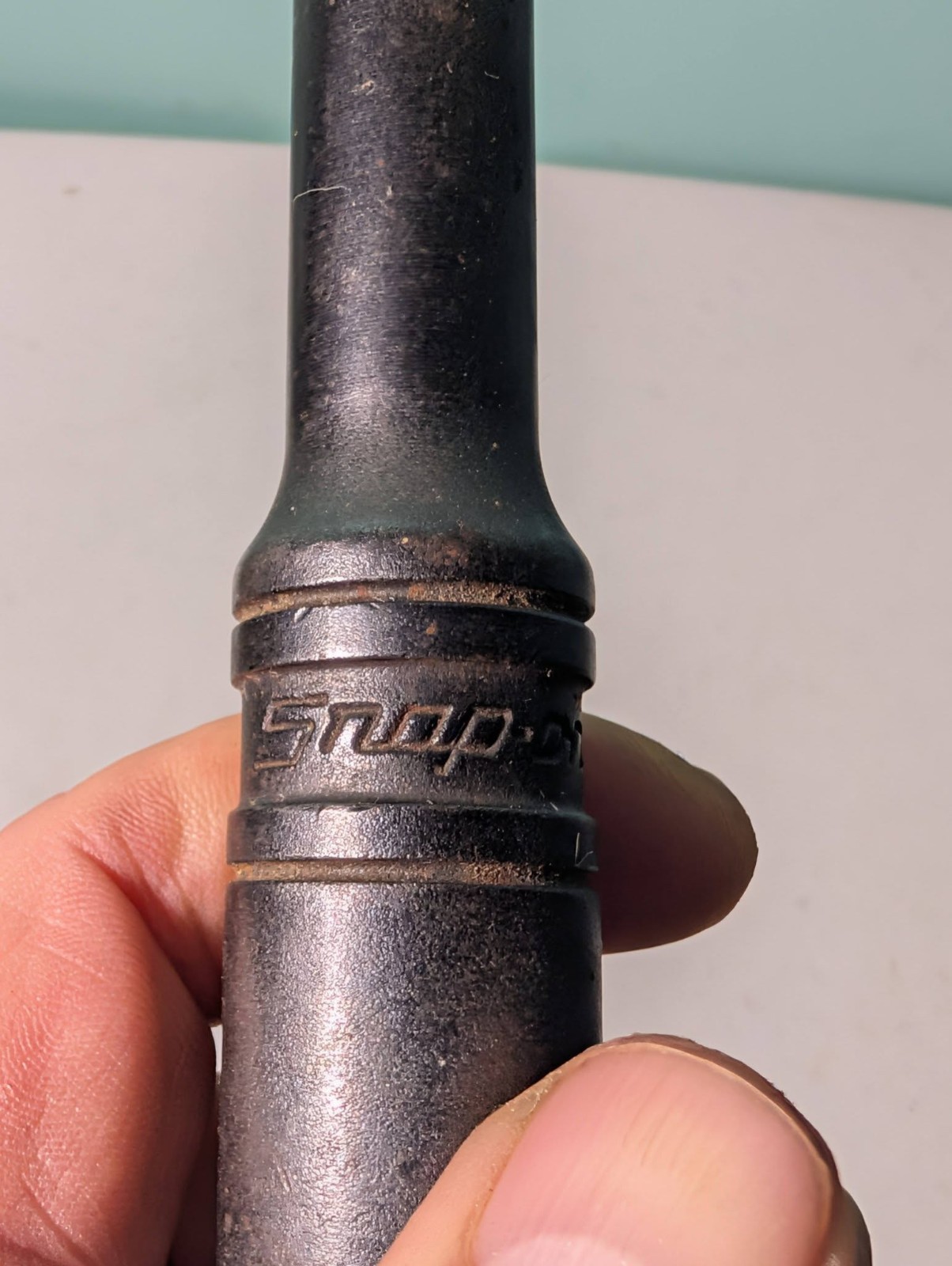 Snap-On GS832 Made In USA 3/8″ Drive Black Oxide 10″ Long Rachet Vintage Works