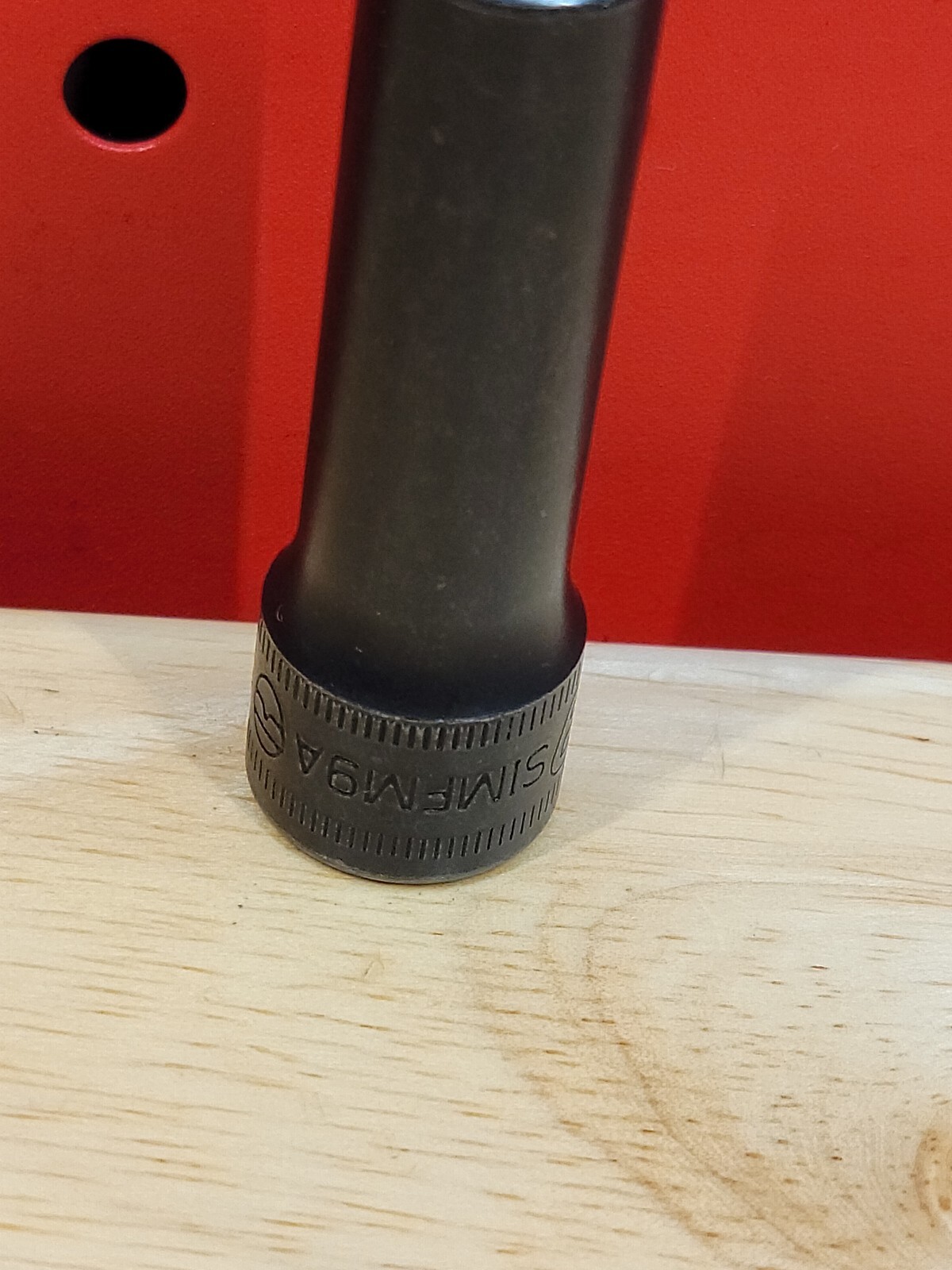 Snap-on SIMFM9A 9mm 3/8″ Drive Metric Deep 6 Point Impact Socket USA