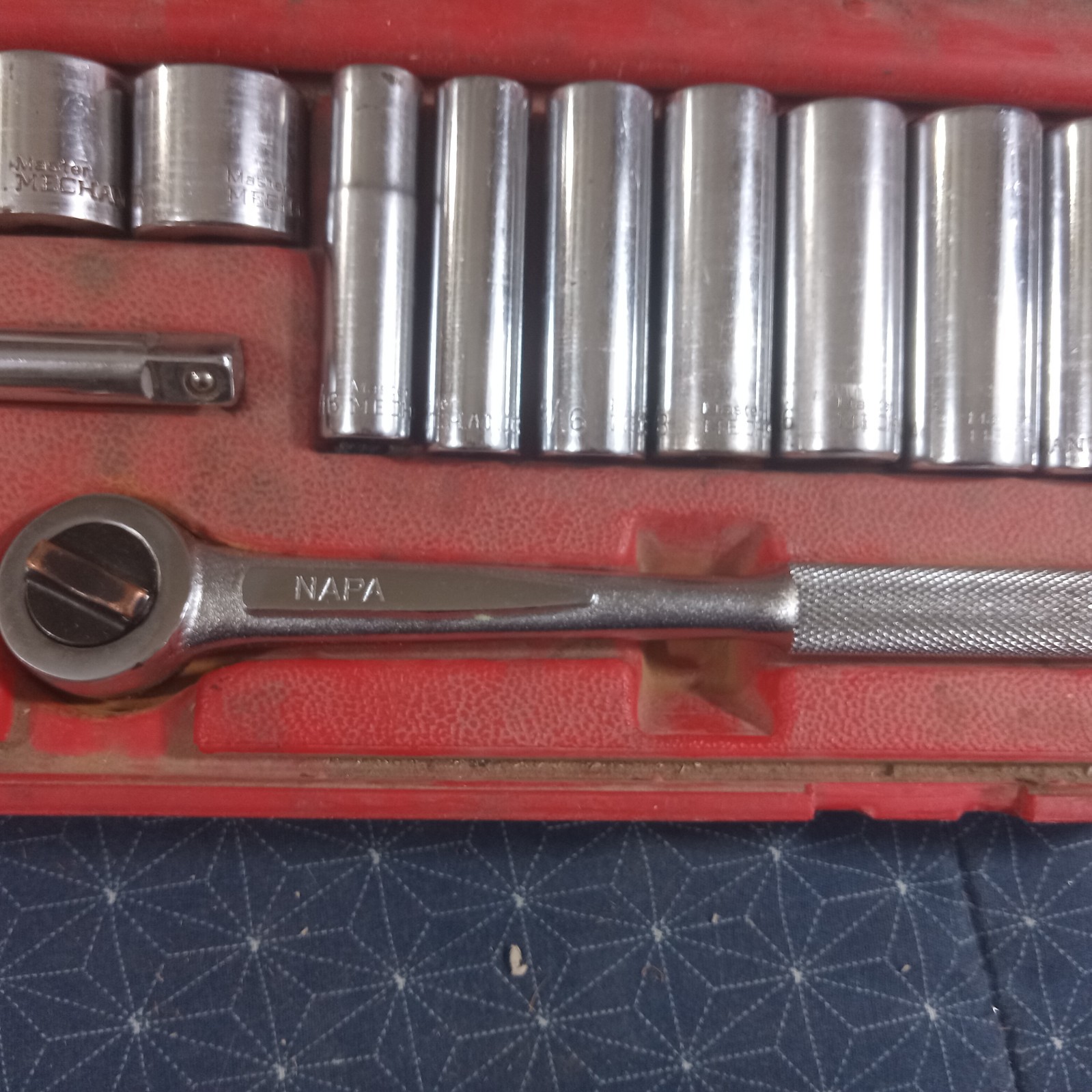 3/8 SAE Socket Set Regular and Deep Sockets
