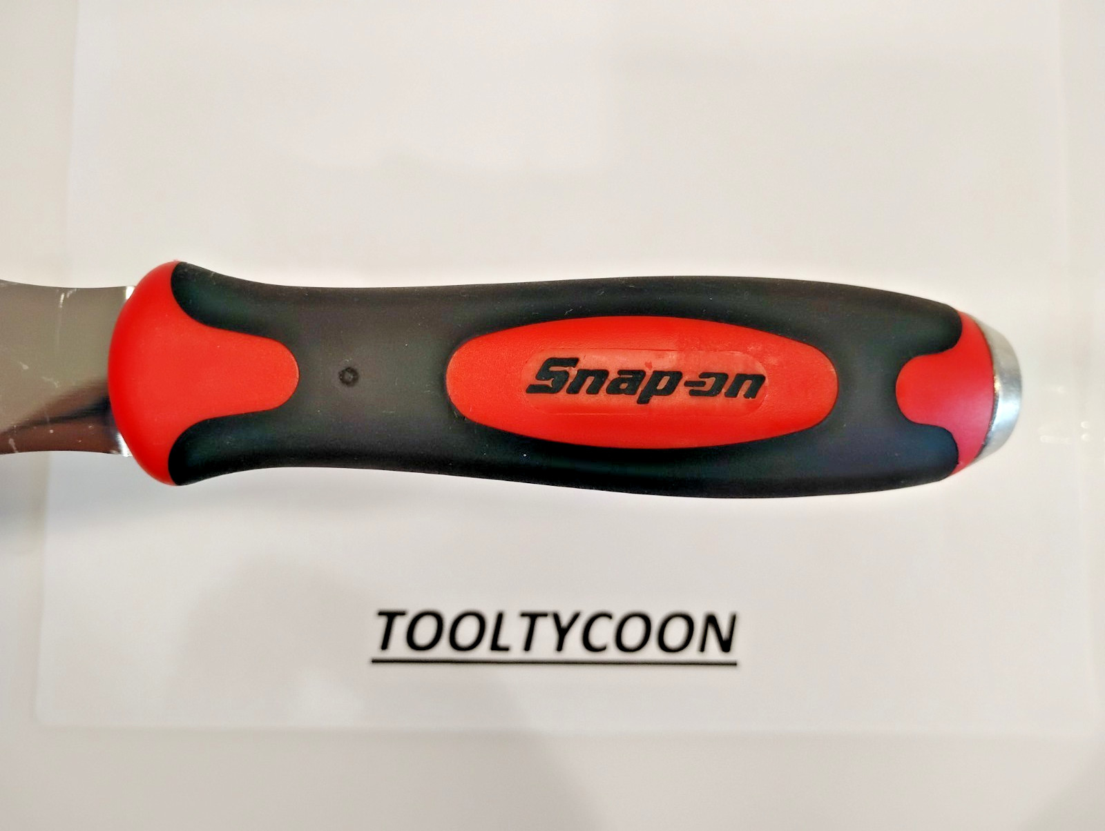 Snap-On Tools NEW SINGLE Bevel Edge Scraper STRIKING Style 2″ RED/BLACK PKNC200