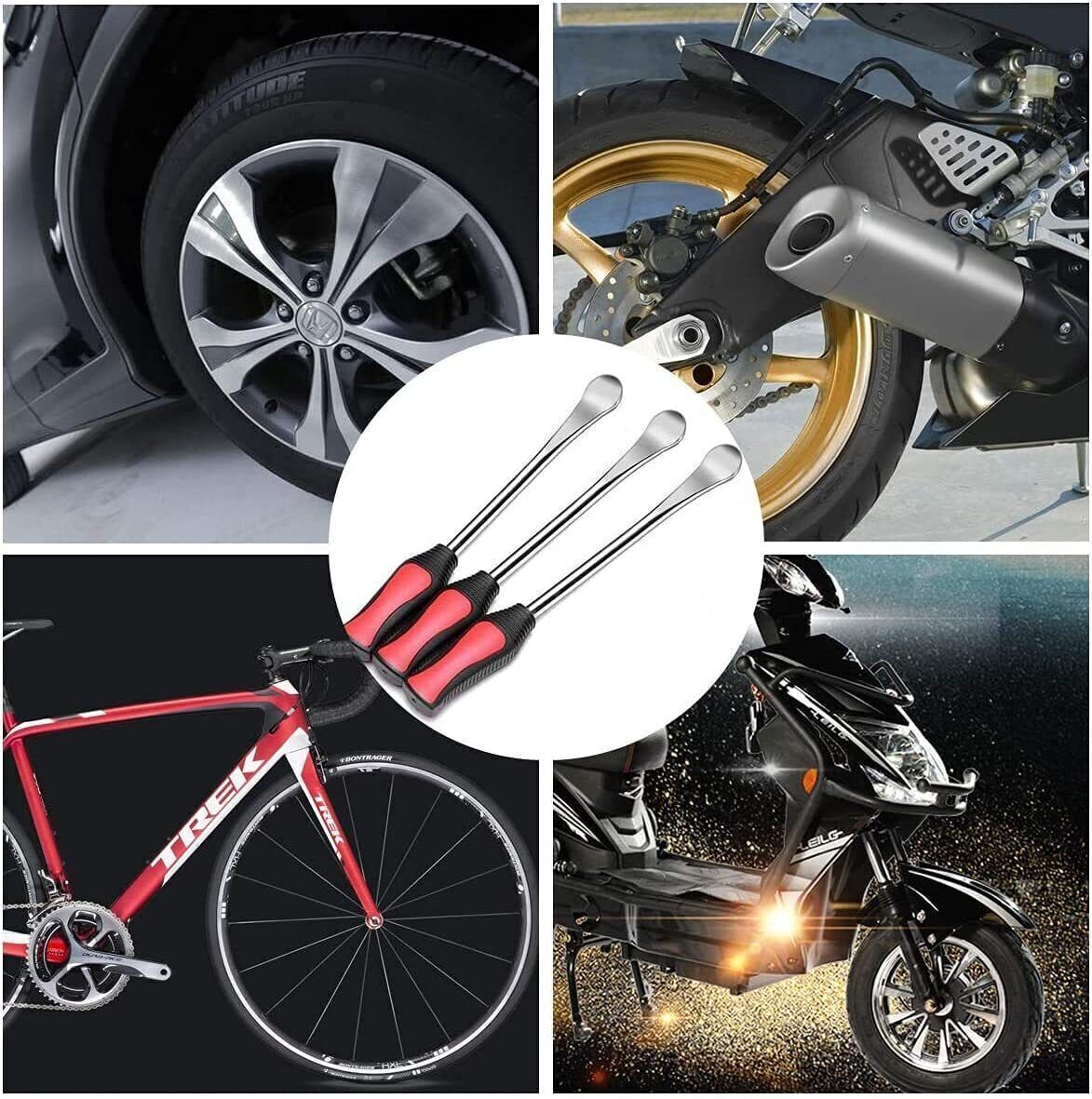 Steel Tire Spoon Lever Iron Tool Kit Professional Motorcycle Tire Changing Tool