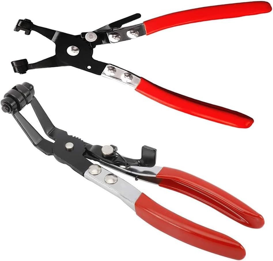 45° Angle Flat Belt Hose Clamp Plier and Wide & Flat band Hose Clamp Plier fo…