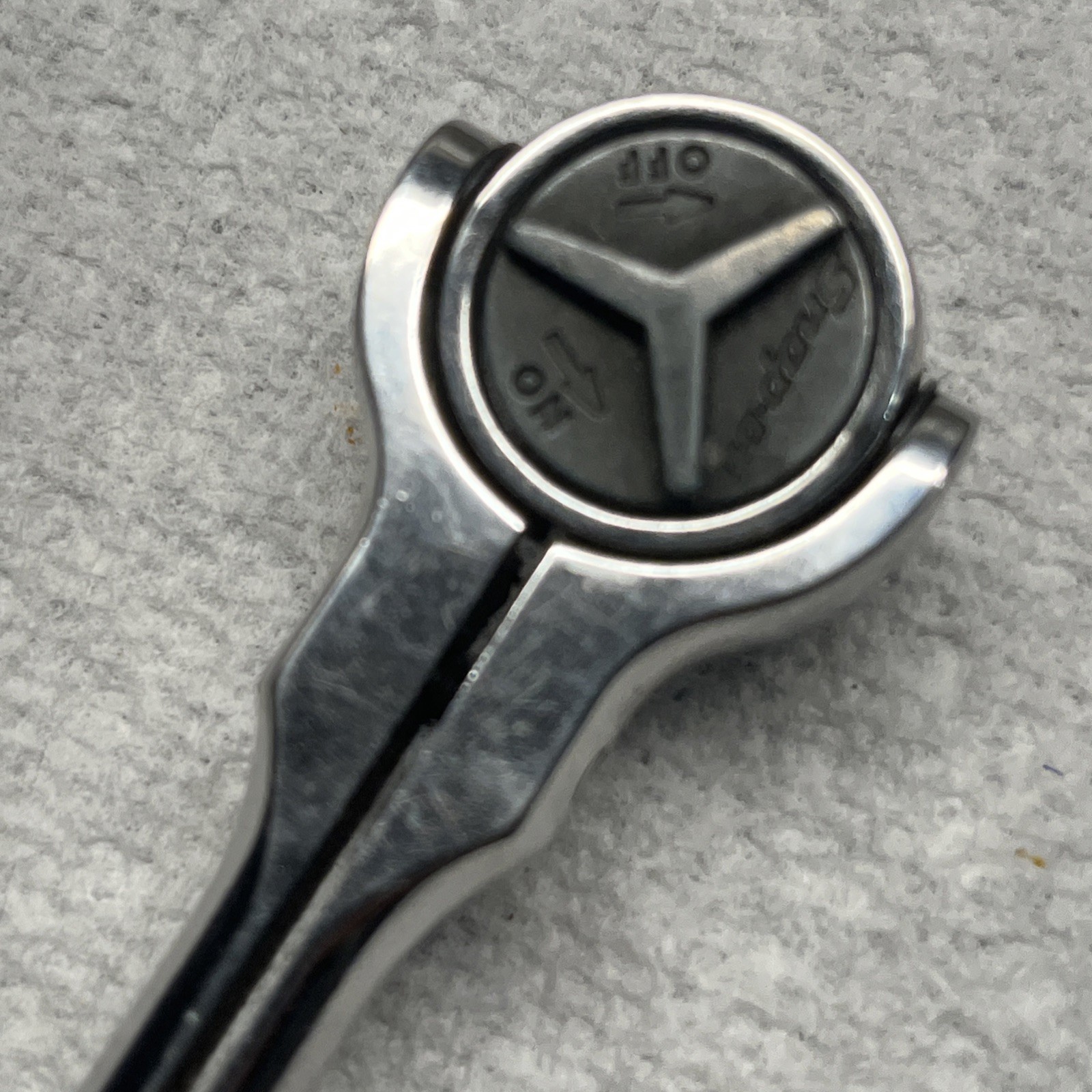 Vintage Snap-On Tools TM738 1/4″ Drive Swivel Flex Roto Head Ratchet Excellent