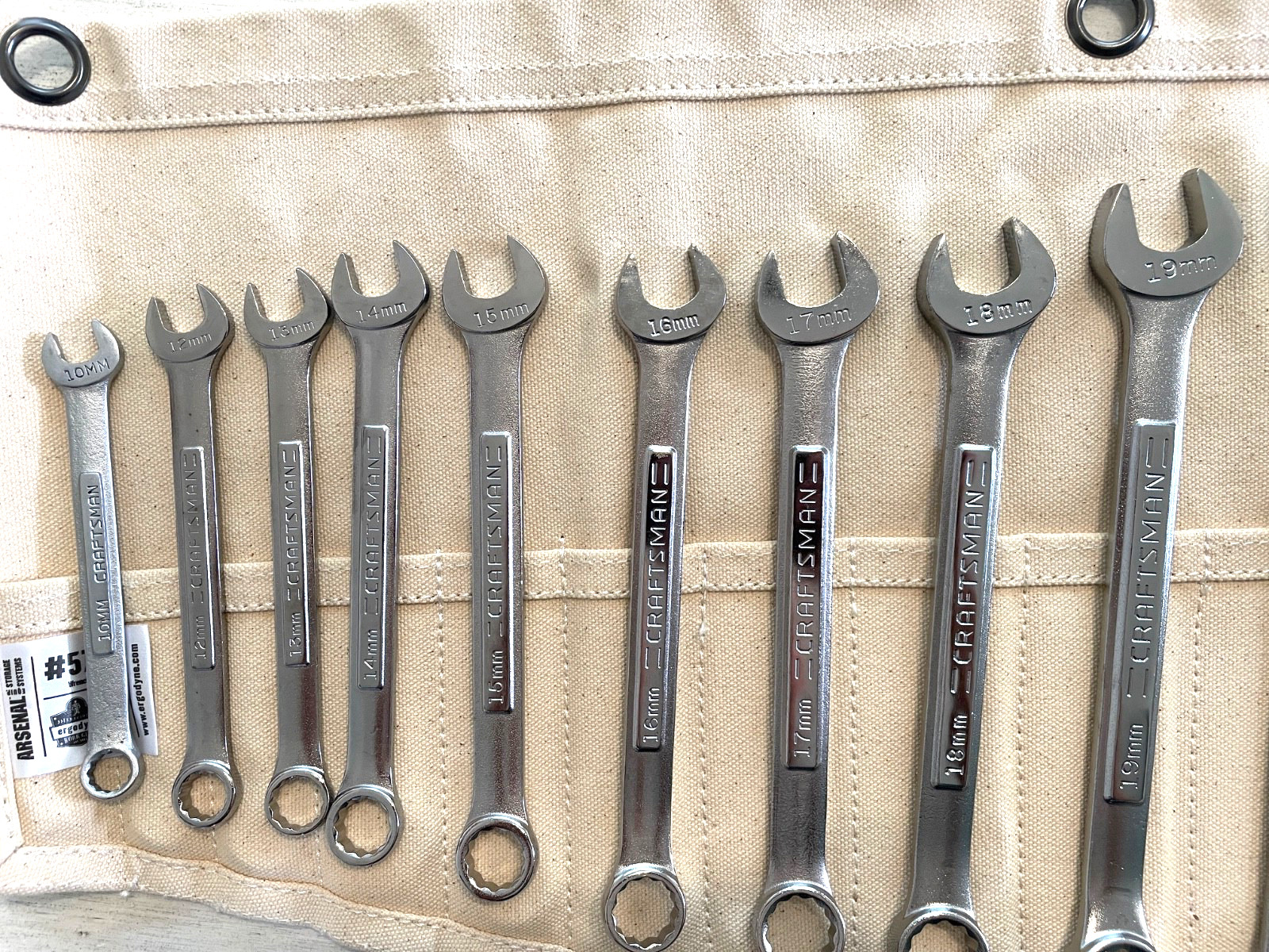 🇺🇸 Craftsman USA VA 14 pc Metric 10-26mm Combination Wrench Set, NOS