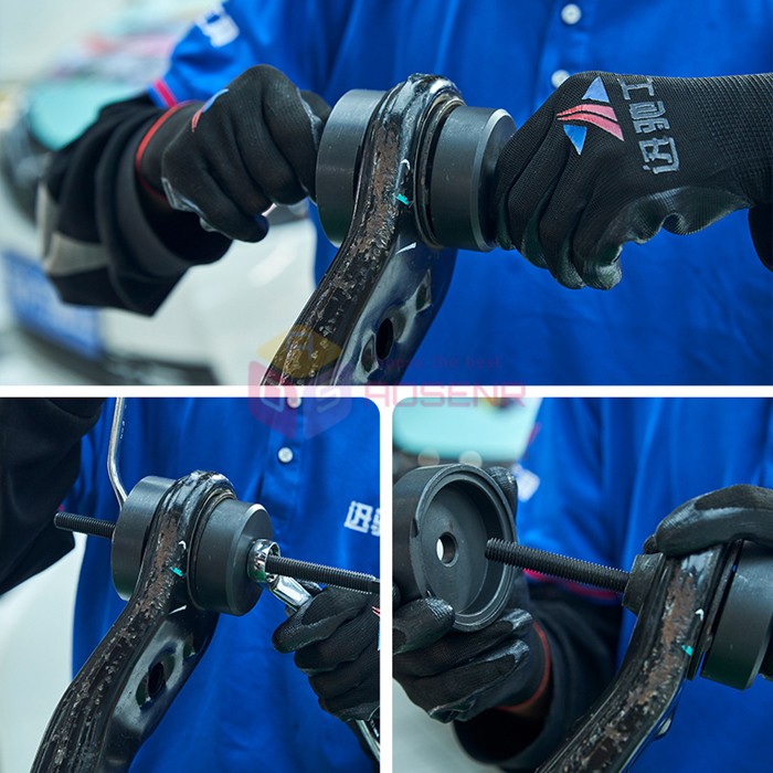 Rear Axle Rear Elevation Rubber Sleeve Iron Sleeve Removal and Replacement Tools
