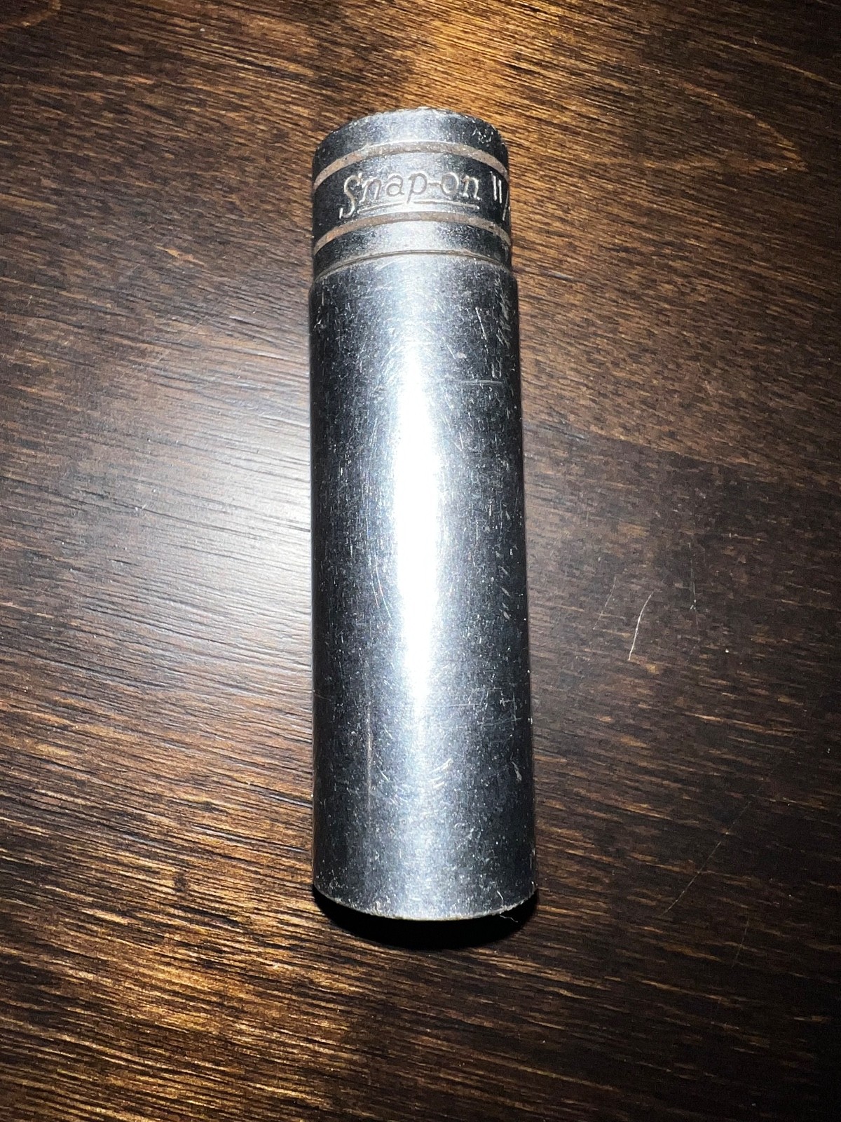 Snap-On ™ Tools TS221 1/2″ Drive 6 Point SAE 11/16″ Deep Chrome Socket USA New