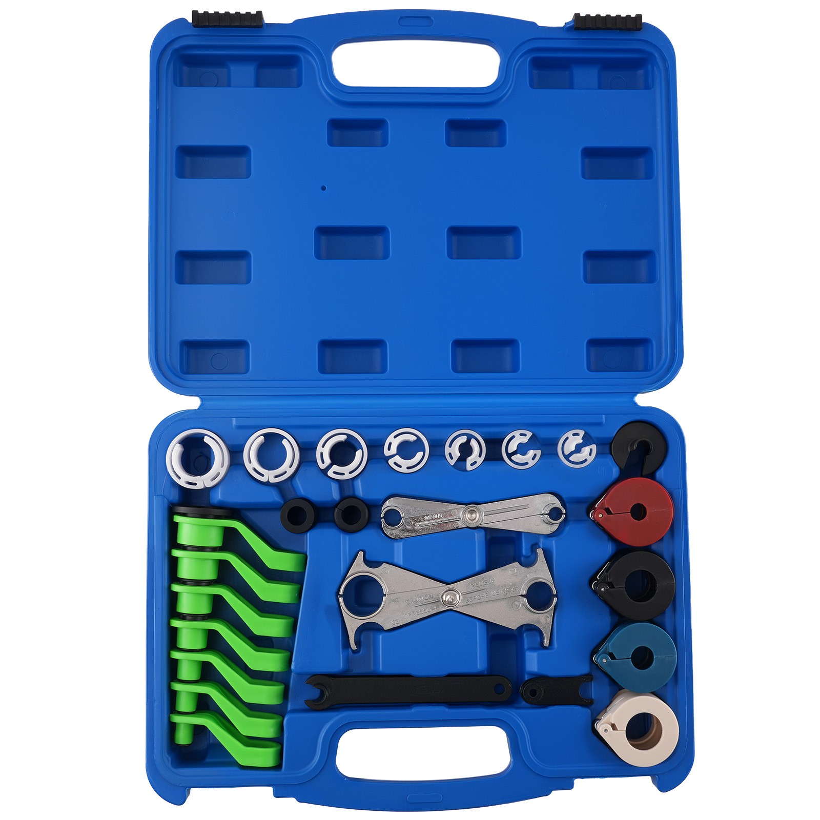 25PCS AC Fuel Line Disconnect Tool Set Quick Release Aluminum Alloy w/ Case