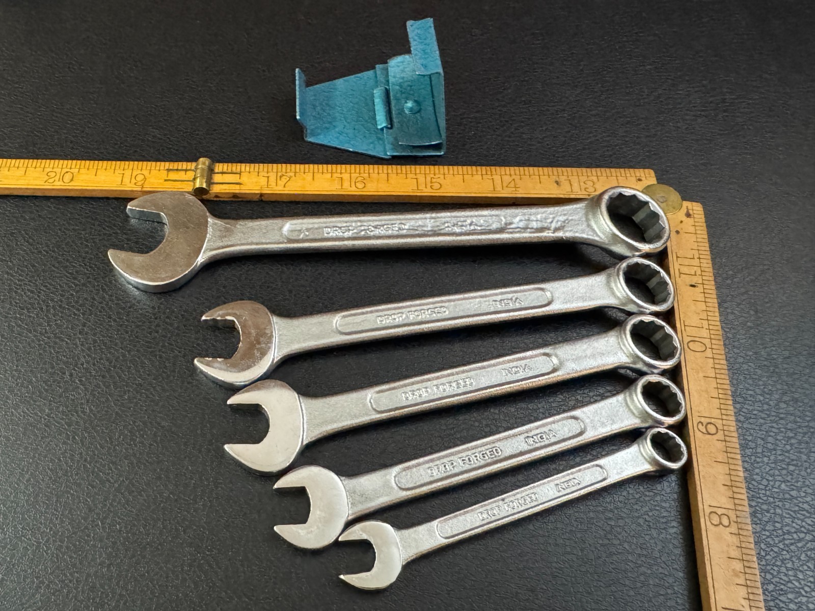 Gedore No. 14 Metric Combination Wrench Set 8 10 12 13 17mm Auto Kit w/ Tray