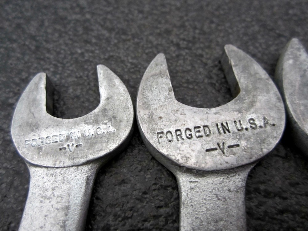 Vintage Craftsman 4pc SAE Tappet Wrench Set -V- Made in USA