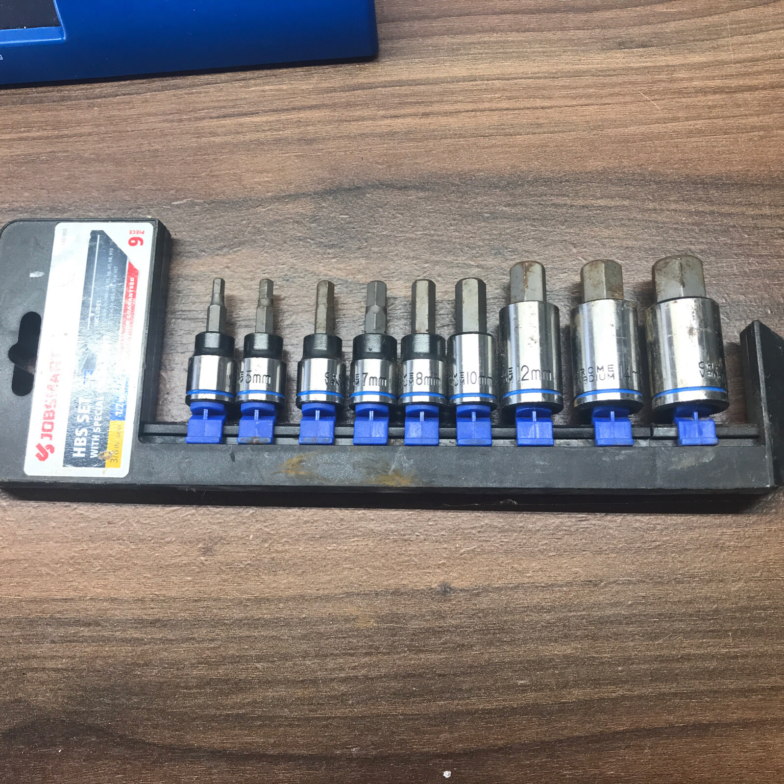 Jobsmart 9 piece HBS Metric set 3/8 In Drive-1/2 In Drive Tools