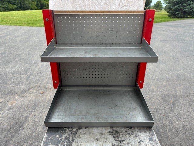Snap On Tool Truck 2 Shelf Wall Mount Parts Cabinet Dealer Display