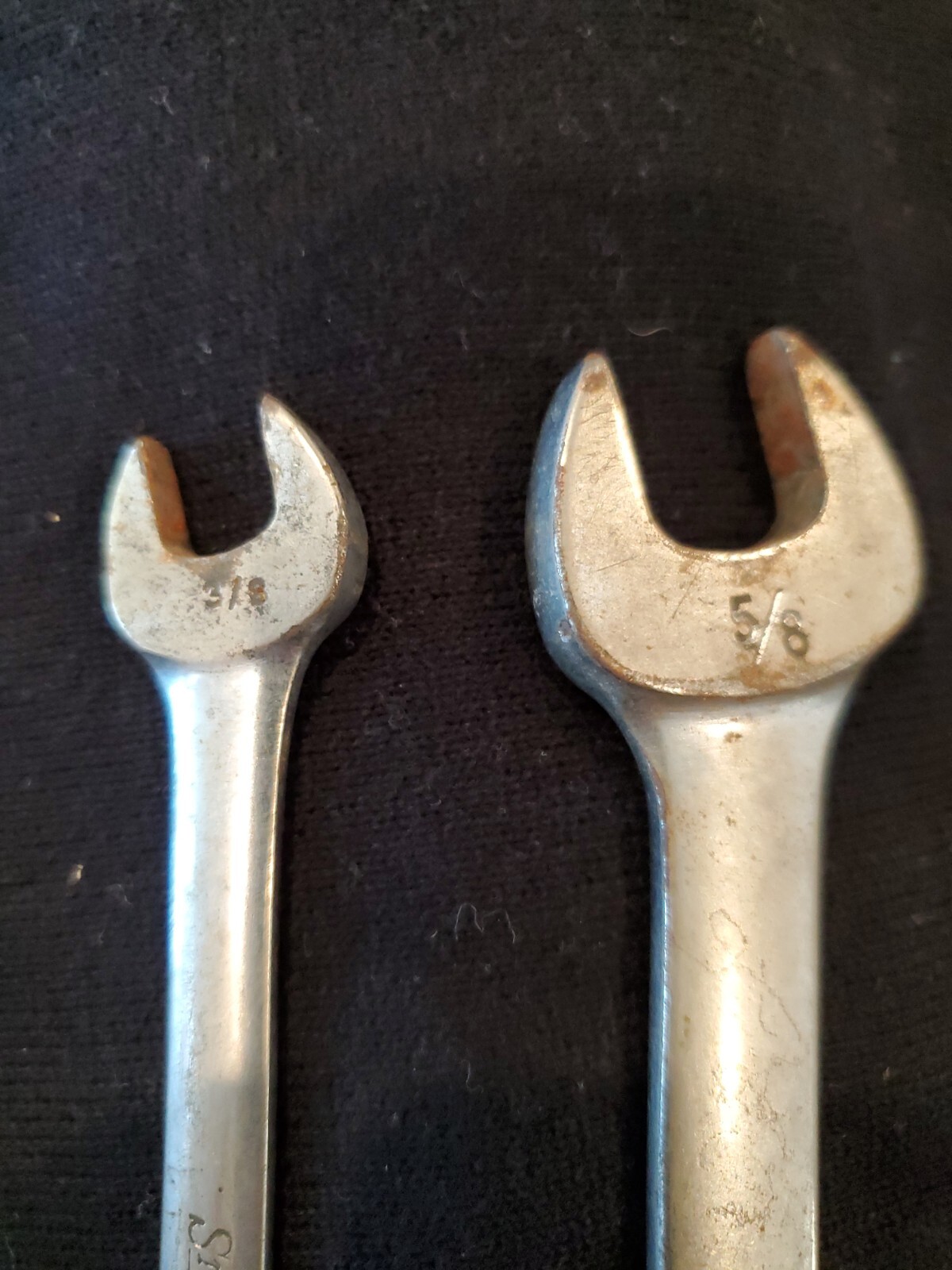 Snap on Wrench Set Of 2 OEX-200 5/8 & OEX-120 3/8 COMBINATION WRENCHES 12 POINT