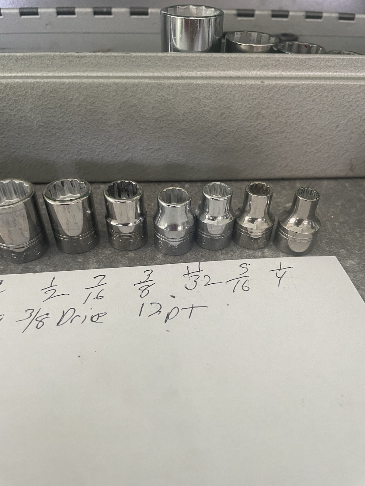BlackHawk, Proto, Armstrong SAE & Metric Sockets 37 Pc. + Box Nice Tools