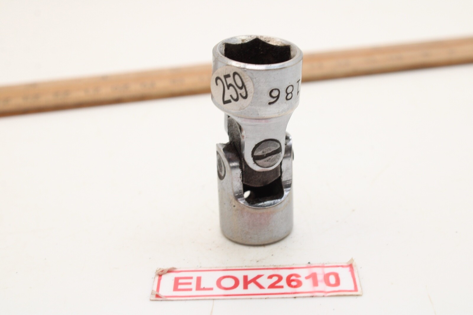 MAC Tools XU186 3/8″ Drive 9/16″ 6 Point Universal Flex Swivel Socket Chrome USA