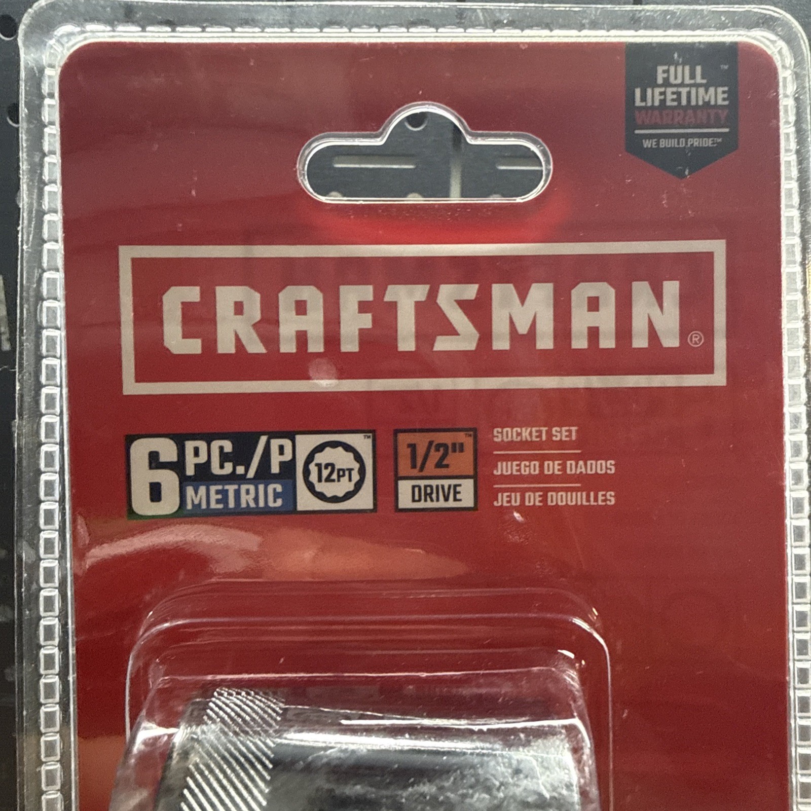 CRAFTSMAN 6 Piece Socket Set 1/2 Inch Drive Metric (CMMT34575) 27 28 29 30 32 36